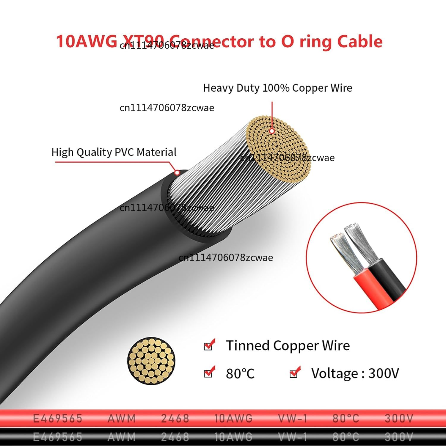 ZOCI-XT90-O-링 터미널 케이블 10AWG 수형 - Drone Battery Connector 리뷰 및 가격