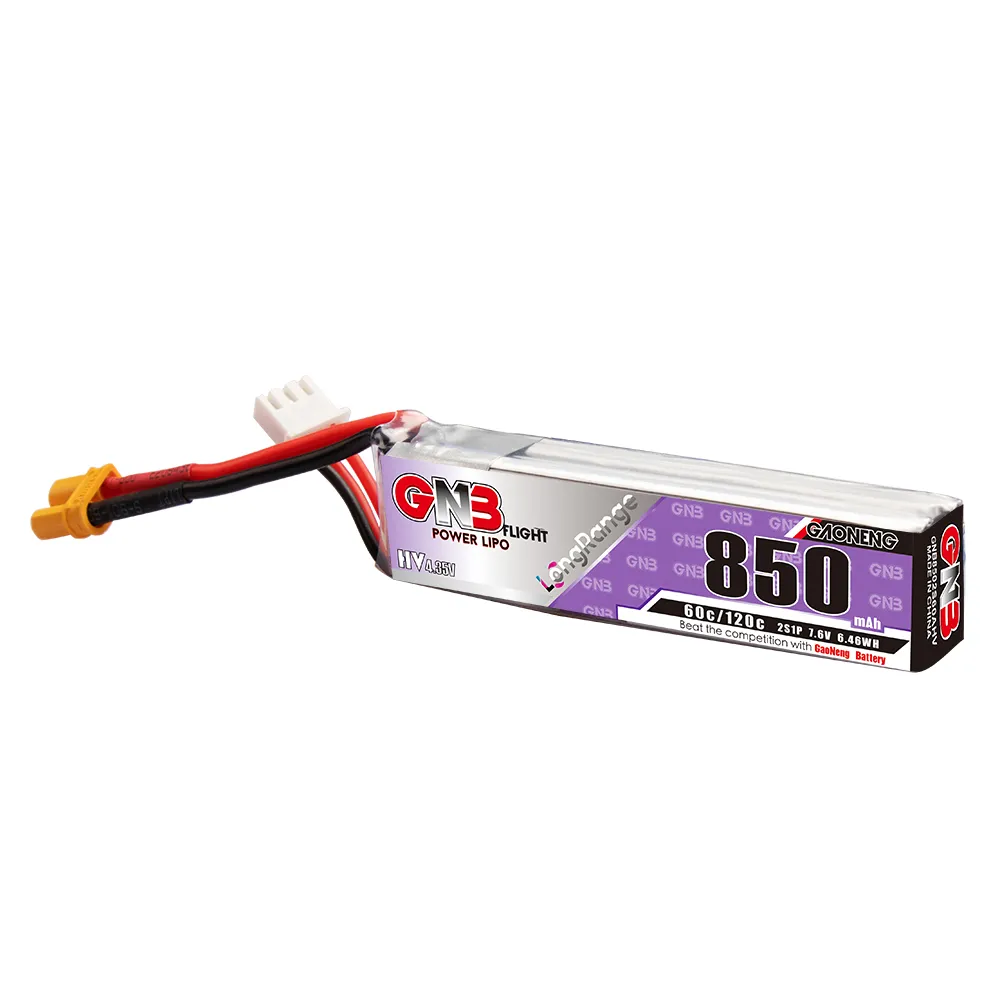 가오넹 GNB 리포 배터리 850mAh 2S 7.6V  - Drone Battery Li-Ion 리뷰 및 가격